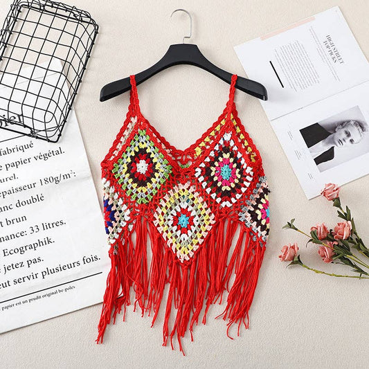 Crosa - Handmade Bohemian Crochet Design Camisole - Nairu® - A Candle Boutique -