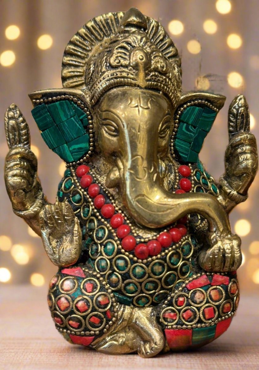 STU - Ganesha GM - 5 inches - 1.5 lbs - 2.2 lbs - Nairu® - A Candle Boutique - Statue -