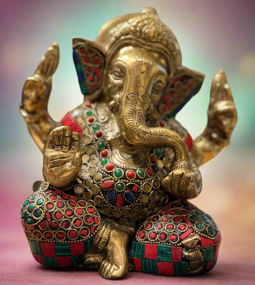 STU - Ganesha GM - 6 inches - 5 lbs - 6 lbs - Nairu® - A Candle Boutique - Statue -