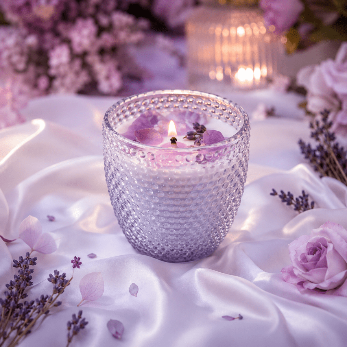 The Glam Lav: Lavender Scented Soy Wax Candle - Nairu® - A Candle Boutique - Candles -