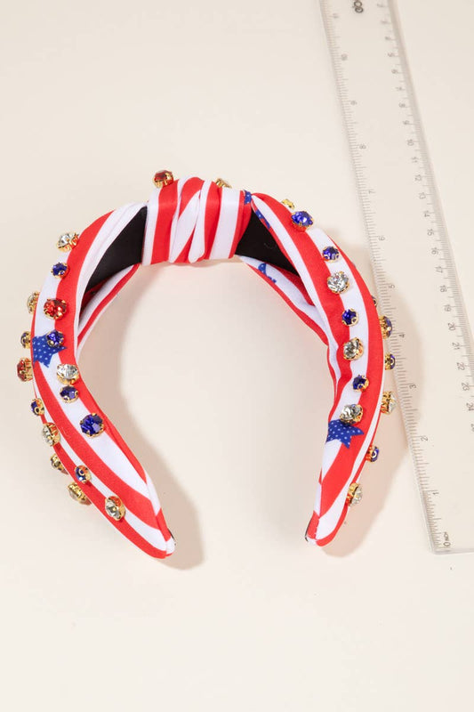 Usa Stars And Stripes Headband - Nairu® - A Candle Boutique -