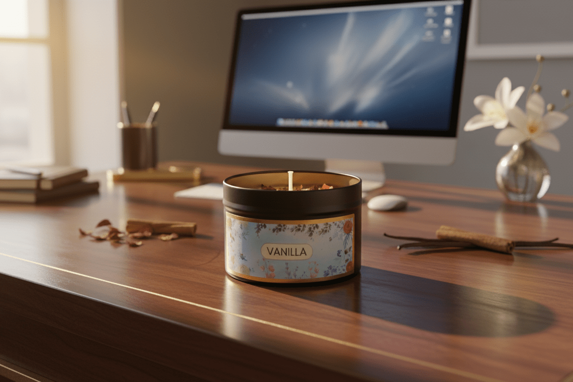 Vanilla: Soy - Coconut Wax Scented Candle - Nairu® - A Candle Boutique - Candles -