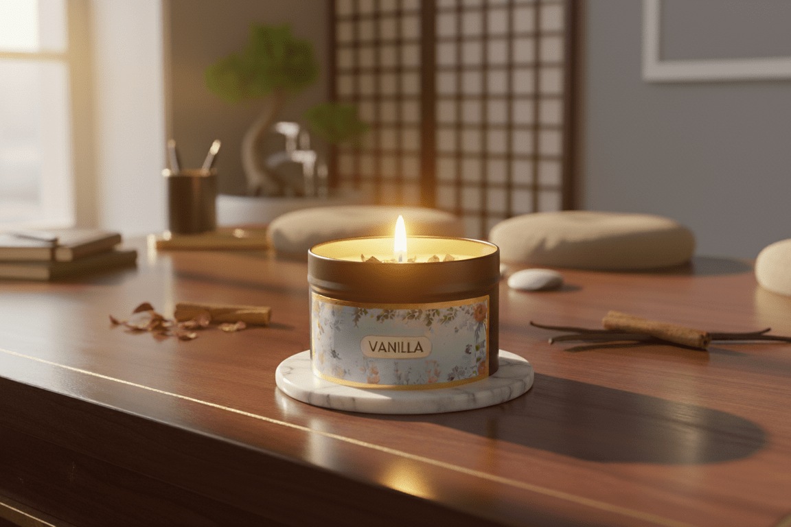 Vanilla: Soy - Coconut Wax Scented Candle - Nairu® - A Candle Boutique - Candles -