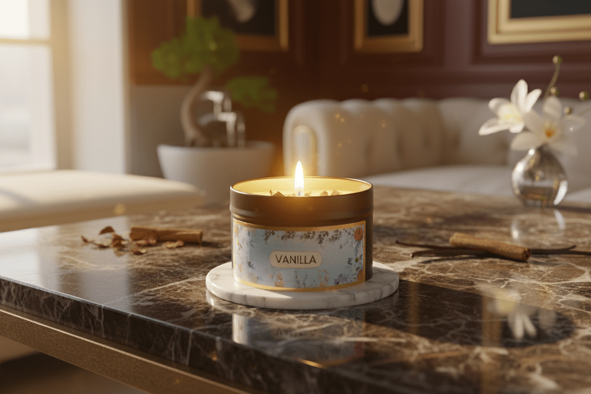 Vanilla: Soy - Coconut Wax Scented Candle - Nairu® - A Candle Boutique - Candles -