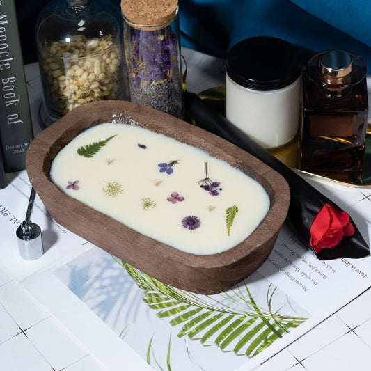 Garden Rain: Handcrafted Soy-Beeswax Scented Candle with One-of-a-Kind Floral Aromas - Nairu™ - A Candle Boutique - Candles -