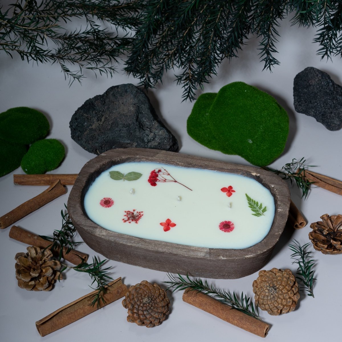 Garden Rain: Handcrafted Soy-Beeswax Scented Candle with One-of-a-Kind Floral Aromas - Nairu™ - A Candle Boutique - Candles -