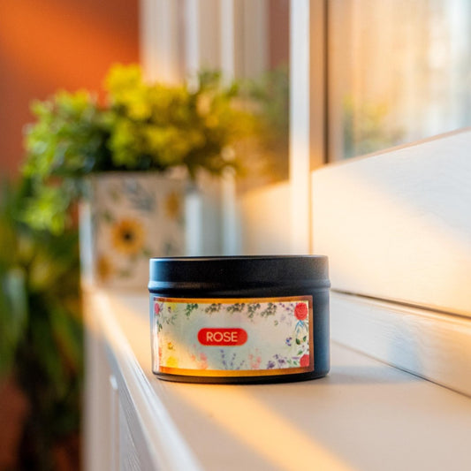 Rose: Luxurious Soy-Coconut Wax Scented Candle - Nairu™ - A Candle Boutique - Candles -