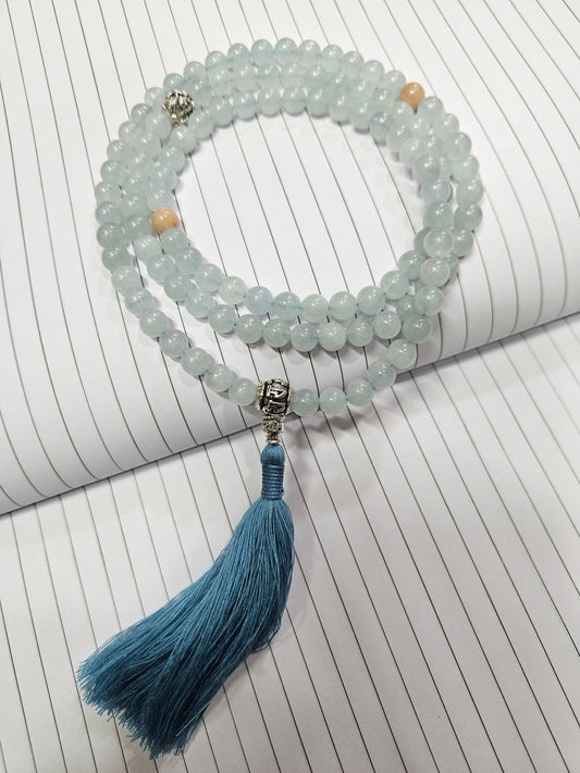 Aquamarine Mala - Nairu® - A Candle Boutique - Mala - 