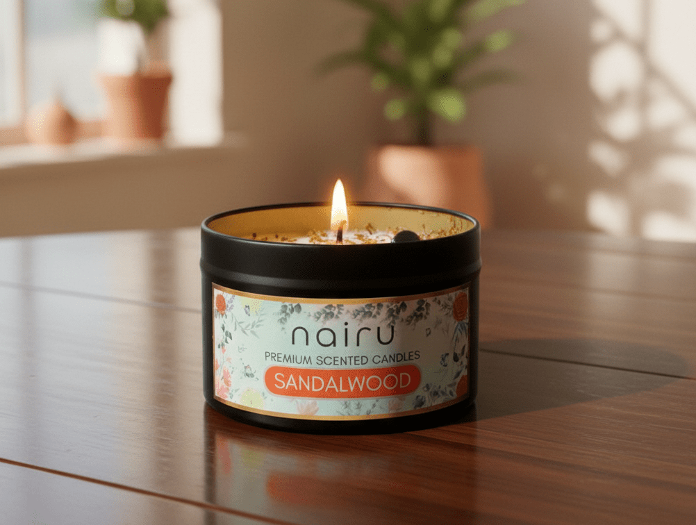 Sandalwood: Soy - Coconut Wax Scented Candle - Nairu® - A Candle Boutique - Candles - 