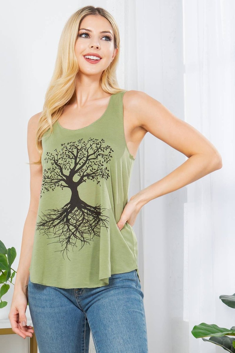 Tree Of Life Tank Top - Nairu® - A Candle Boutique - 