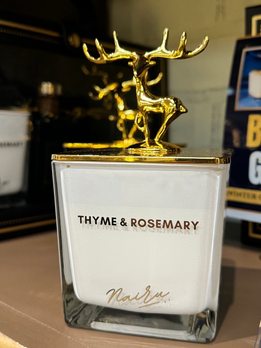 Winter Wonders: Luxurious Candle Diffuser Set with Reindeer